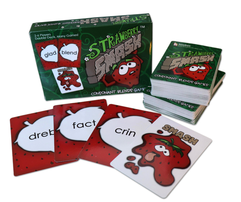 Strawberry Smash: Consonant Blends Card Games - Click Image to Close
