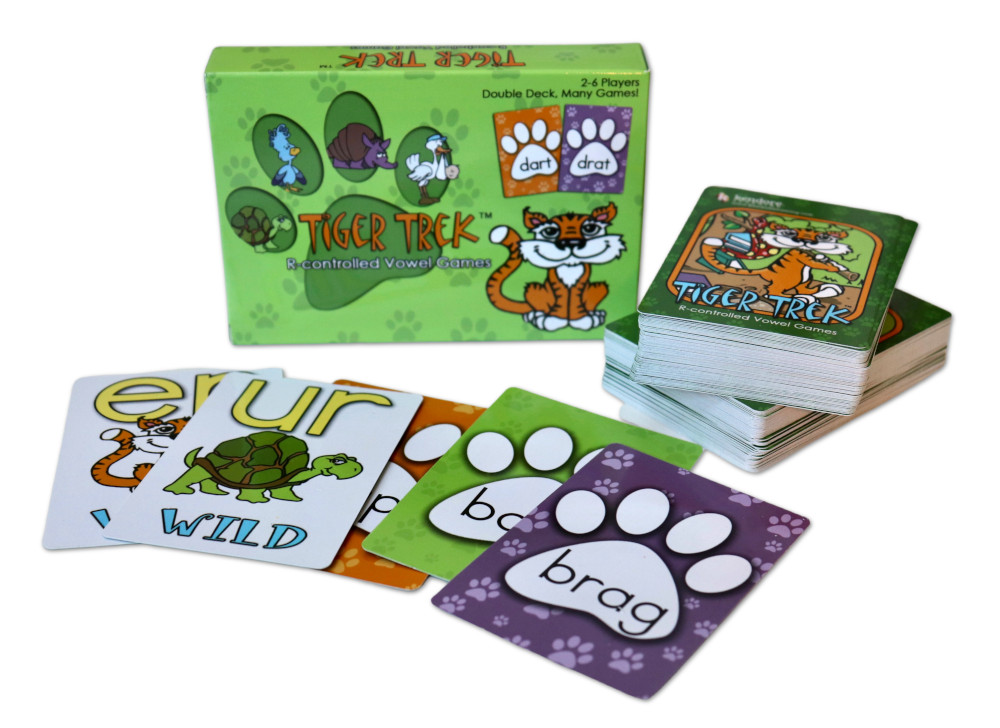 Tiger Trek: R-controlled Vowel Card Games - Click Image to Close